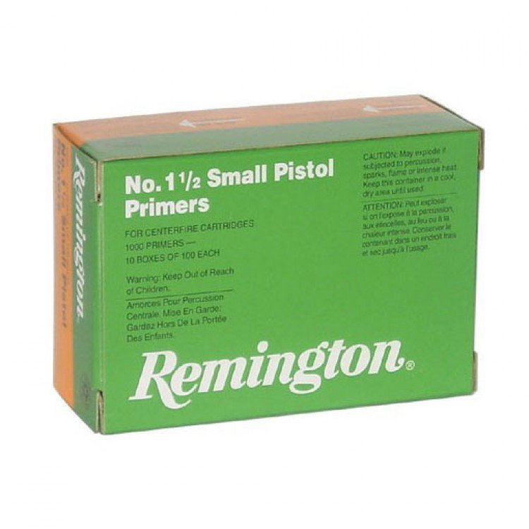 Buy Remington Small Pistol Primers #1-1/2 Online | Western Reloading ...